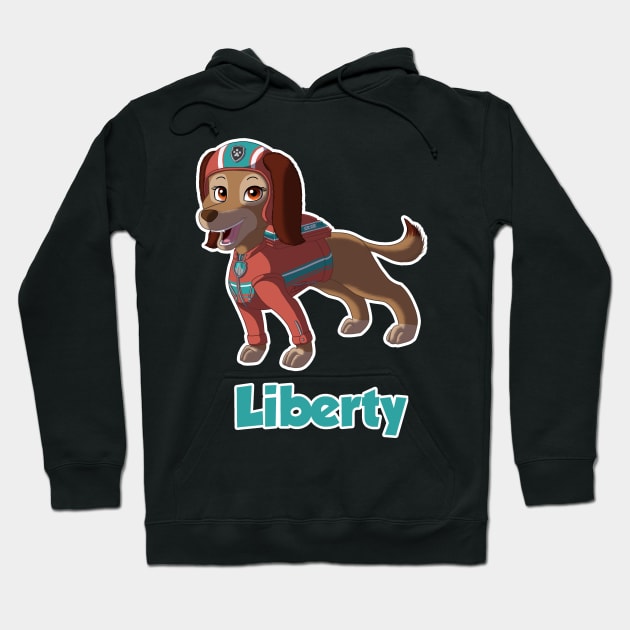 PAW Patrol - Liberty (w/ name) Hoodie by kreazea